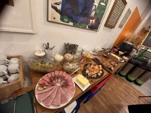 Buffet beim Brauseminar - hier geht niemand hungrig nach Hause!